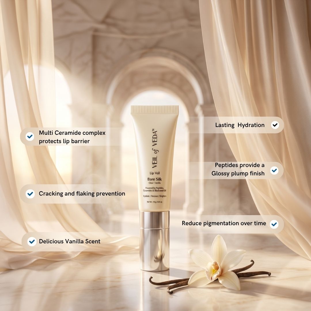 Lip Veil | Bare Silk | Ceramides, Peptides and Vitamin C | Vanilla | 10 g