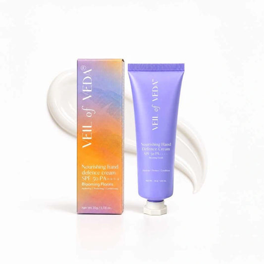 Nourishing Hand Defence Cream SPF 50 PA ++++ |Shea Butter, Squalane , Argan oil & Ectoin|30 g| Blooming Florals